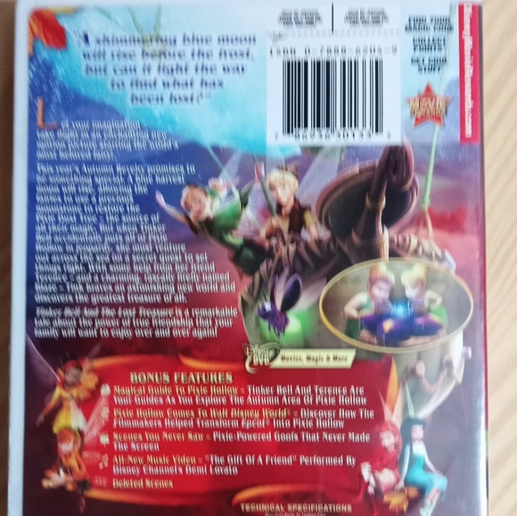 Tinker Bell Lost Treasure DVD and CD - Picture 6 of 7